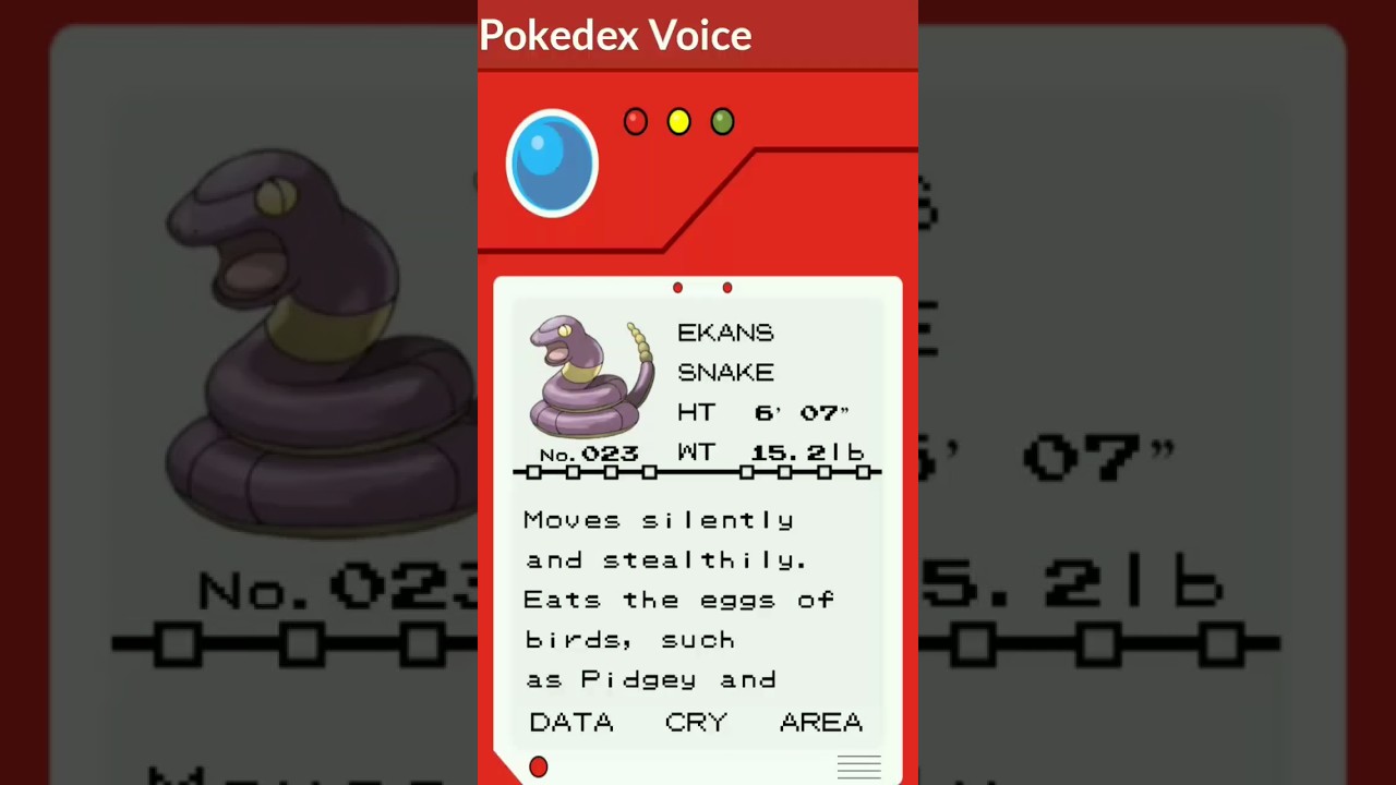 Pokedex Voice Ekans