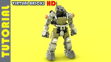 Tutorial lego mech moc  Steel Robot como construir lego hard suit robot videos lego instructions