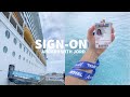 SIGN-ON DAY: first look at the ship, days in my life, cabin tour, zoom rehearsals, etc