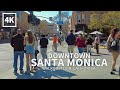 [4K] Walking Downtown Santa Monica, Los Angeles County, California, USA, Travel, 4K UHD