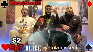 UNBELIEVABLE!!! Alice In Borderland Reaction 2x7 | Episode 7