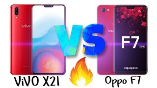 Vivo X 21 vs Oppo F7 full detail comparison overview and specificat...