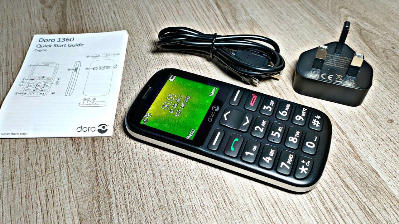 Doro 1360 Téléphone Portable pour Senior