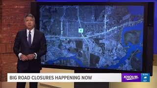 Big road closures happening over weekend in Houston area