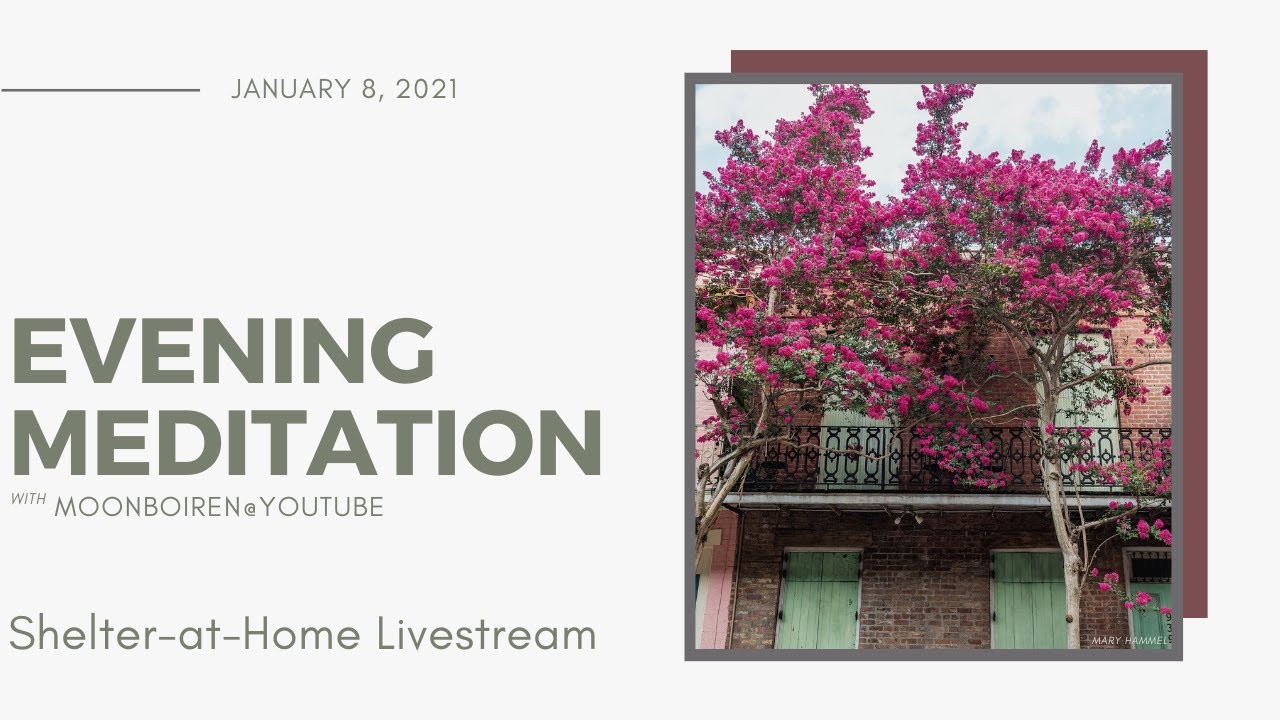 Candlelight Vigil and Meditation // 1-8-2021
