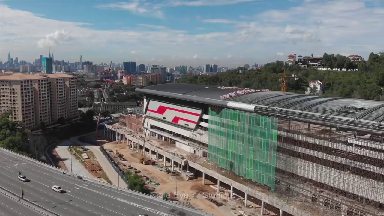 Progres TERMINAL BERSEPADU GOMBAK ( BAS TERMINAL BERSEPADU KE 2 ) - YouTube