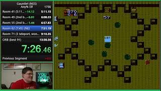NES Gauntlet Elf% Speedrun 13:36.550