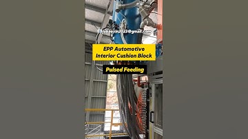 EPP foaming machine—EPP Automotive Interior Cushion Block #epp #eps #etpu #epo #eppmachine