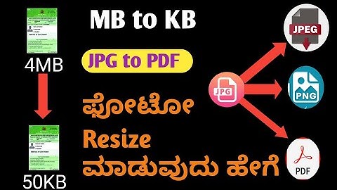 file jpg to pdf converter/ image resize converter in kannada