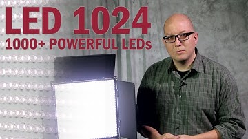 Powerful and lightweight 1000+ LED light for film & photo - LED 1024
