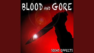 Blood Pouring from Body and Spraying to Ground