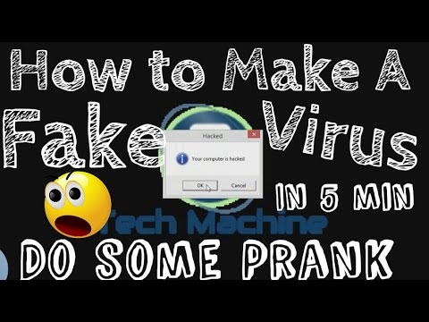 How to create a Fake Virus in your computer | Do Prank someone LOL | [Hindi/Urdu] | Tech Machine