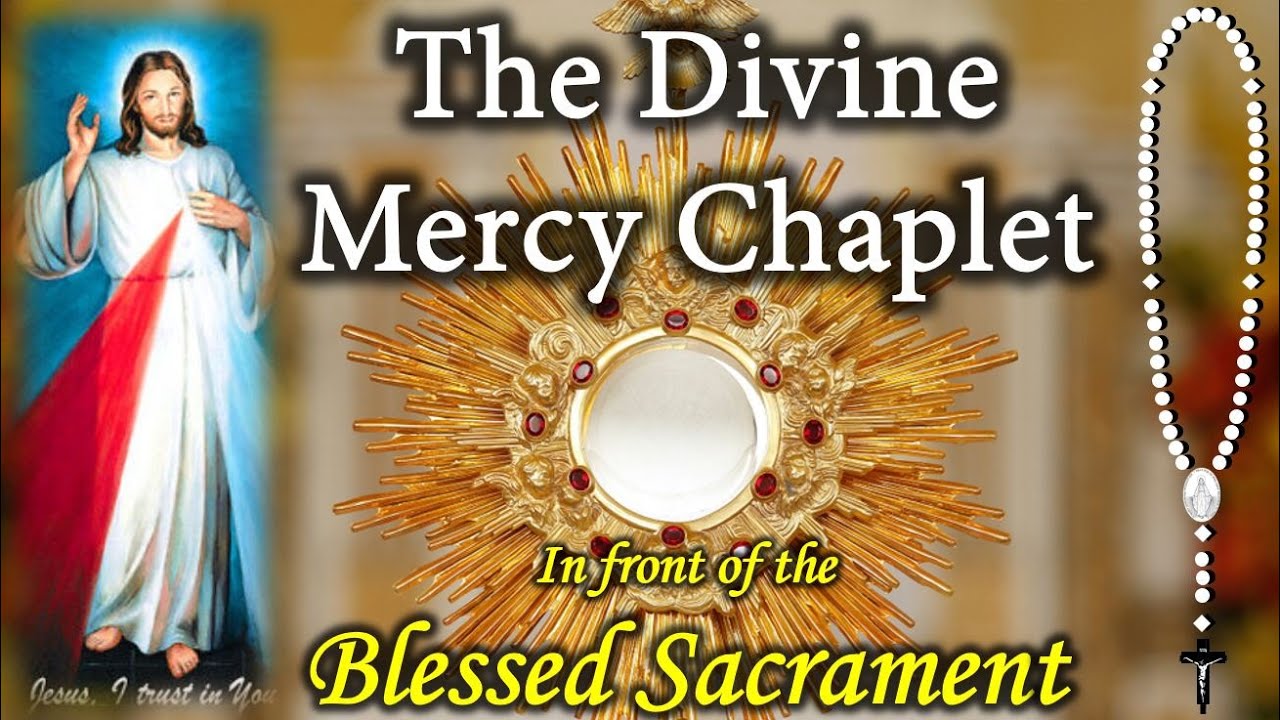 Divine Mercy Chaplet in front of the BLESSED Sacrament (Virtual)