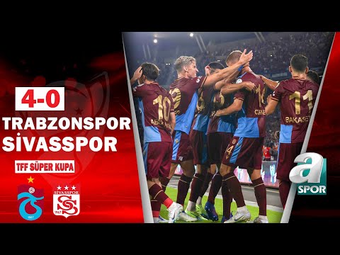 Trabzonspor 4-0 Sivasspor MAÇ ÖZETİ (Turkcell Süper Kupa Finali Maçı) 30.07.2022