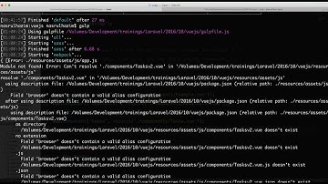 VueJs Component Development in Laravel 5.3