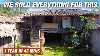 WE BOUGHT AN ABANDONED FARM IN PORTUGAL - 1 Year Timelapse by The Indigo Escape 484,037 views 6 months ago 43 minutes