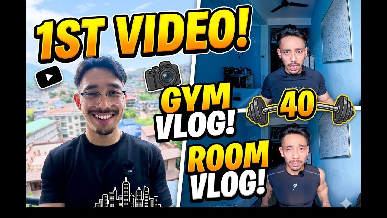 My first vlog / Finally starting after years - YouTube
