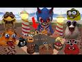 ALL NORMAL 3D POU BOU'S REVENGE Monsters VS SCARY PINK GIRL POU in LAVA CITY HOLE in Garry's Mod!!
