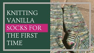 Knitting Vanilla Socks On 9in Circulars For The First Time | Knit With Me Ep. 12