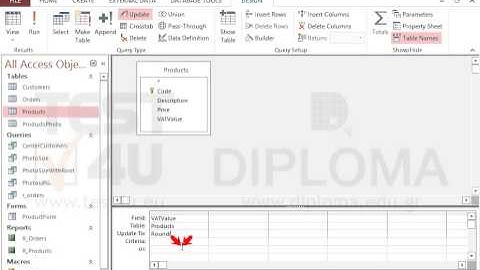 Insert one more field named VATValue of Number-Double type in the Products table. Create a new...