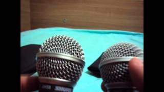 Microfone Shure sm 58 original Vs Sm 58 Réplica  Comparativo de som