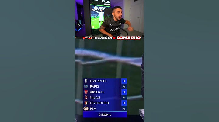 DJMARIIO REACCIONANDO SORTEO CHAMPIONS DEL GIRONA 👀 #djmariio