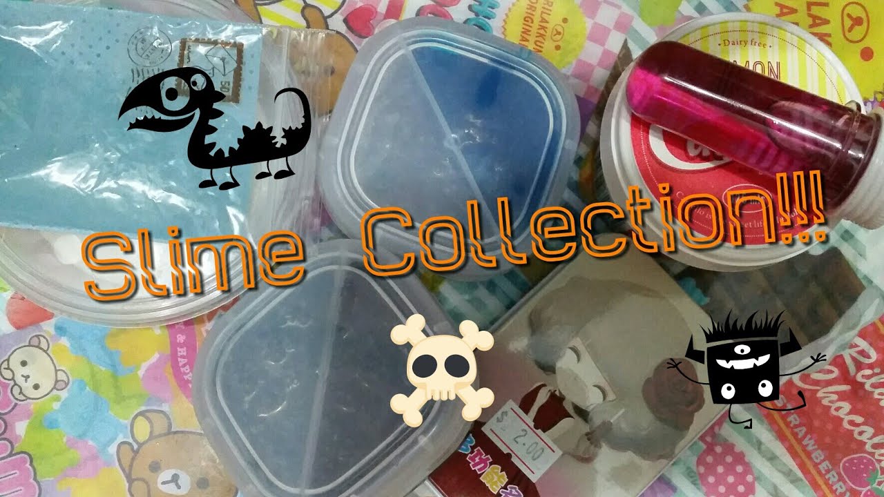 Slime Collection!!!!! pt.3 - YouTube