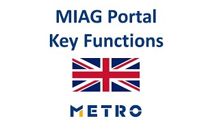 MIAG Portal - Key Functions