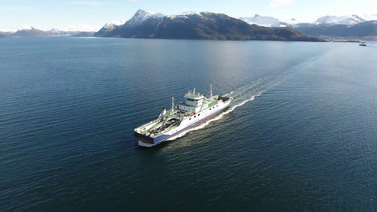 |DJI Phantom 4| Ferries in Storfjord, Norway