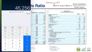 Financial Statement Analysis (Debt-to-Assets Ratio)