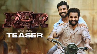 RRR Movie Latest Motion Teaser | Ram Charan | NTR | Rajamouli | Daily Culture