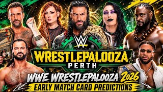 Full WWE WRESTLEPALOOZA 2026 EARLY MATCH CARD PREDICTION! 🔥 News