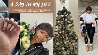 VLOGMAS DAY 1|MY FIRST CHRISTMAS TREE +FOOD SHOPPING +NAIL APPOINTMENT +COOKING +MORE|SAMANTH KASH