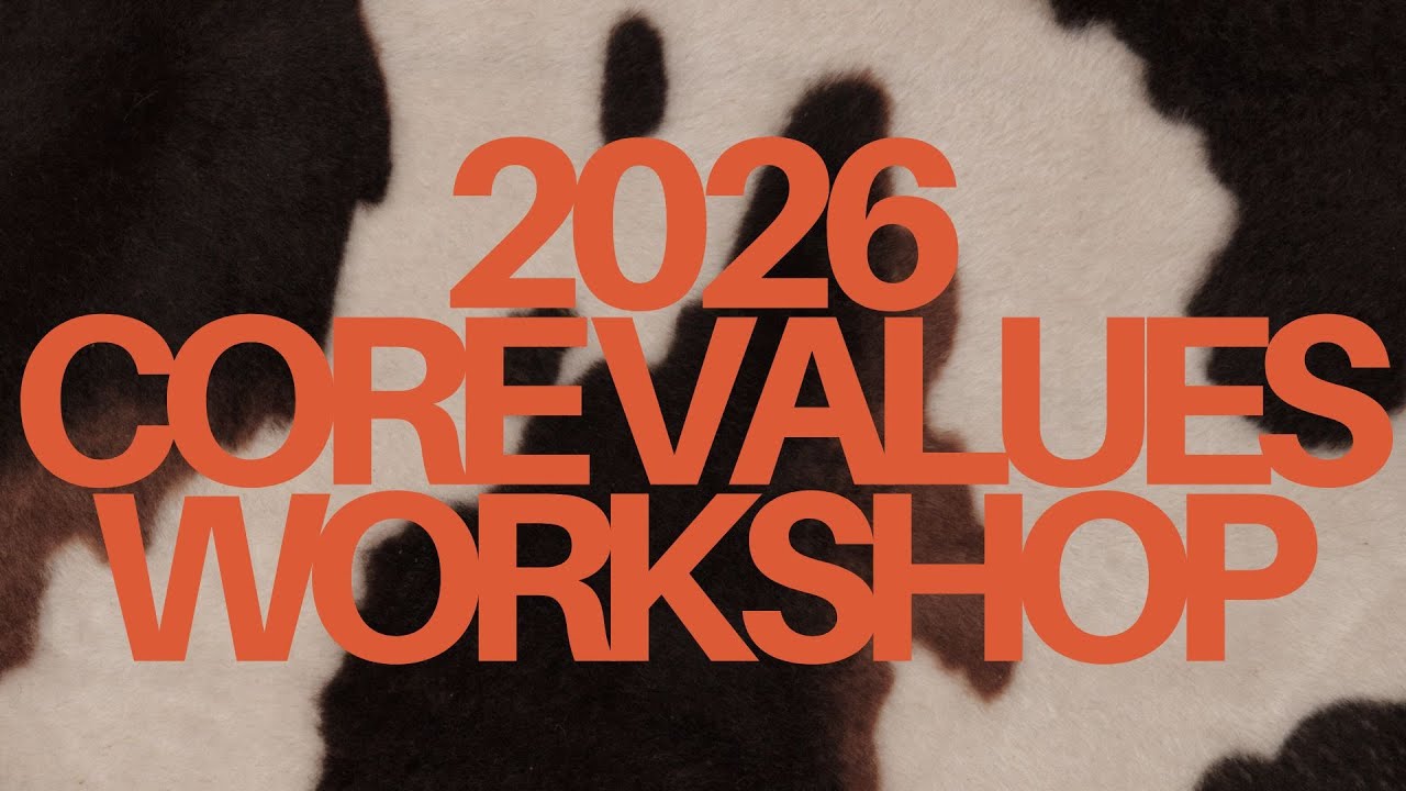 2026 Core Value, Goal Setting, and Word of the Year Workshop!