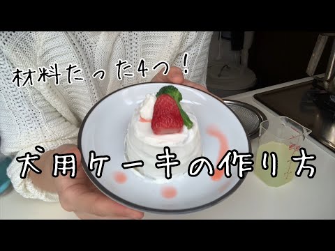 簡単！犬ケーキの作り方