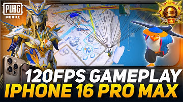 iPhone 16 Pro Max 120FPS UPDATE 4.1 GAMEPLAY🔥 | PUBG MOBILE