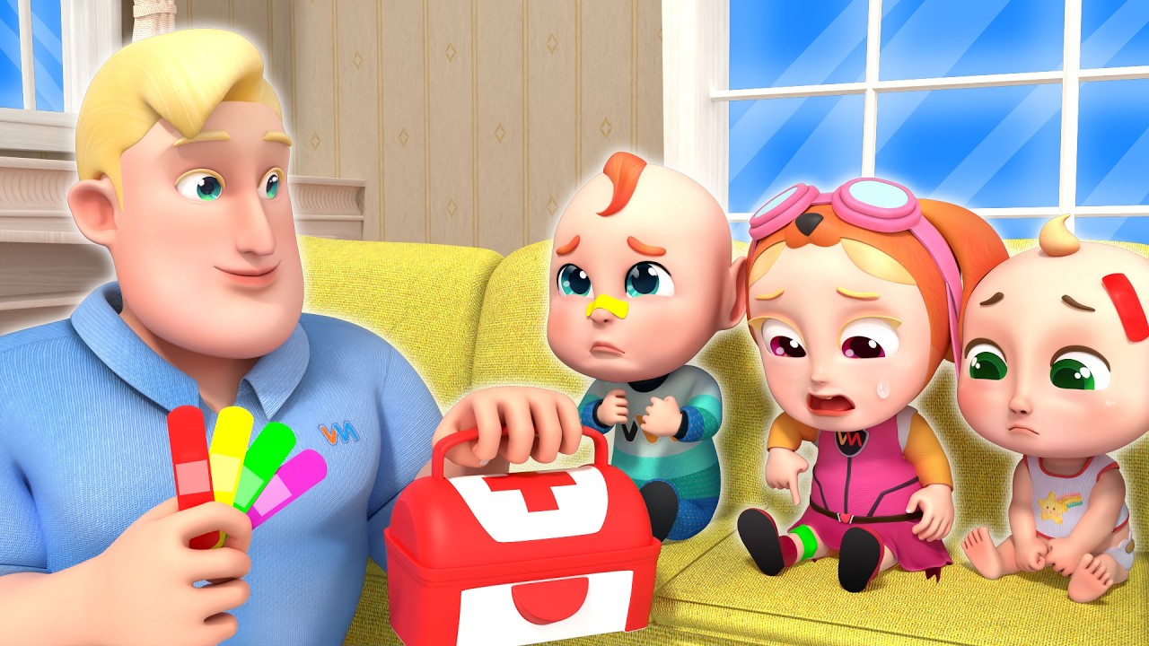 Baby Got a Boo Boo | Doctor Check Up | Safety Rules | Rosoo Nursery Rhymes & Kids Songs