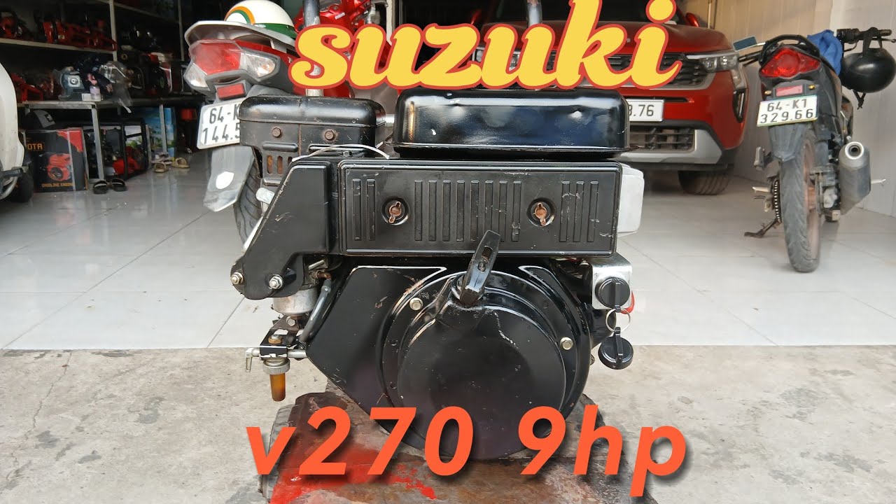 Máy bãi Nhật suzuki v270 9hp.
