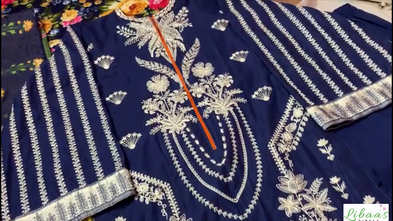 Latest Original Stitched Dress EL-06 B (JIONI) Elan Luxury Lawn Collection 2020