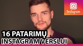 16 PATARIMŲ - Instagram Reklama ir Komunikacija Verslui