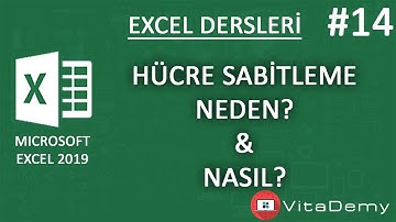 Microsoft Excel Hücre Sabitleme Neden ve Nasıl Yapılır | Excel Dersleri #14