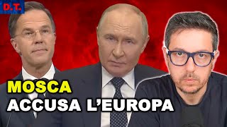 MOSCA ACCUSA L’EUROPA per le azioni Ucraine sul TERRITORIO RUSSO
