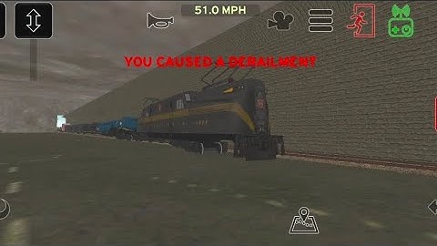 GG1 GETS WRECKED IN A TUNNEL IN TRAIN AND RAILYARD SIMULATOR 