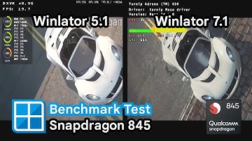 Winlator 5.1 VS Winlator 7.1 | Need for speed Most wanted 2012 - Snapdragon 845 Benchmark Test