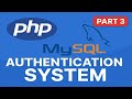 Authentication System Tutorial Part 3 | PHP & MySQL Integration + phpMyAdmin Setup