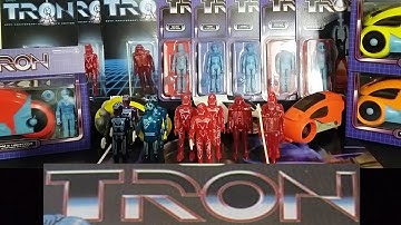 RETRO-WED: TRON FROM 1982 TOMY TO 2025 HASLAB ALL FIGURES AND VEHICLES MADE ALONG THE WAY!