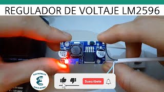 LM2596 Regulador de voltaje Step Down - Funcionamiento y prueba.