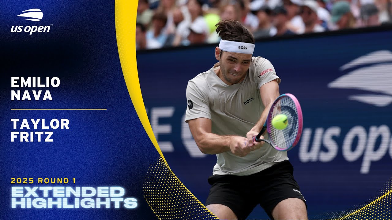Emilio Nava vs. Taylor Fritz Extended Highlights | 2025 US Open Round 1