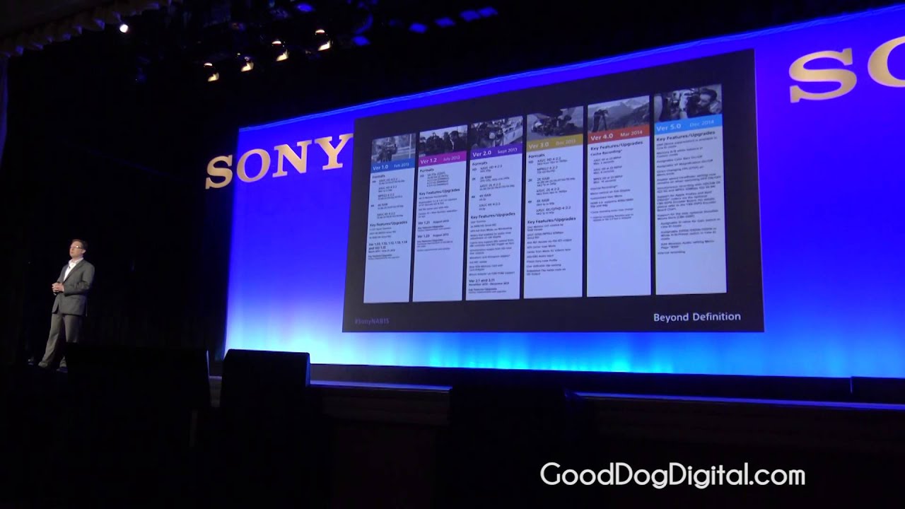NAB 2015 Sony F5 & F55 Camera New Recording Codecs digital marketing
