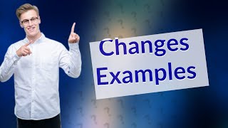 What are 5 physical changes and 5 chemical changes examples?